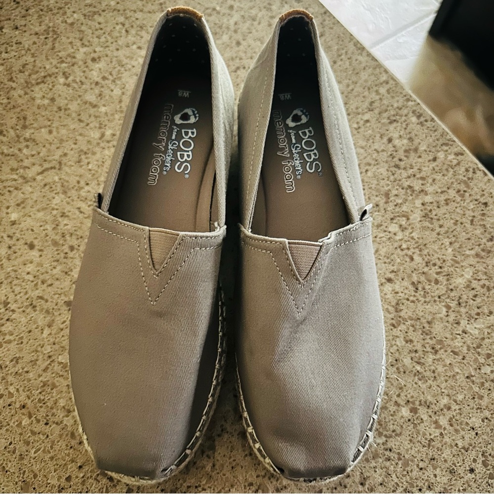 BOBS from Skechers Gray Slip-On Loafers